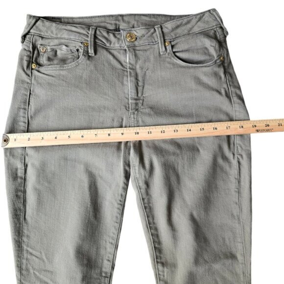 True Religion Jennie Curvy.Skinny Mid Rise  Casual -Blue denim Jeans. Size 30 - Picture 7 of 10